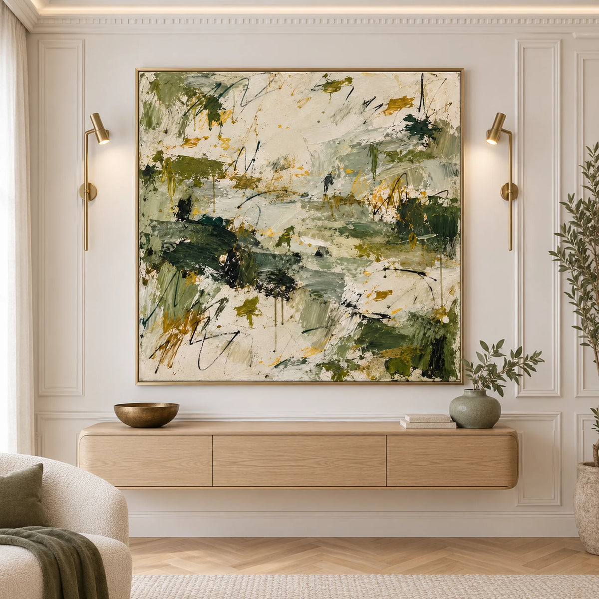 Abstract Art | Wild Green Weather
