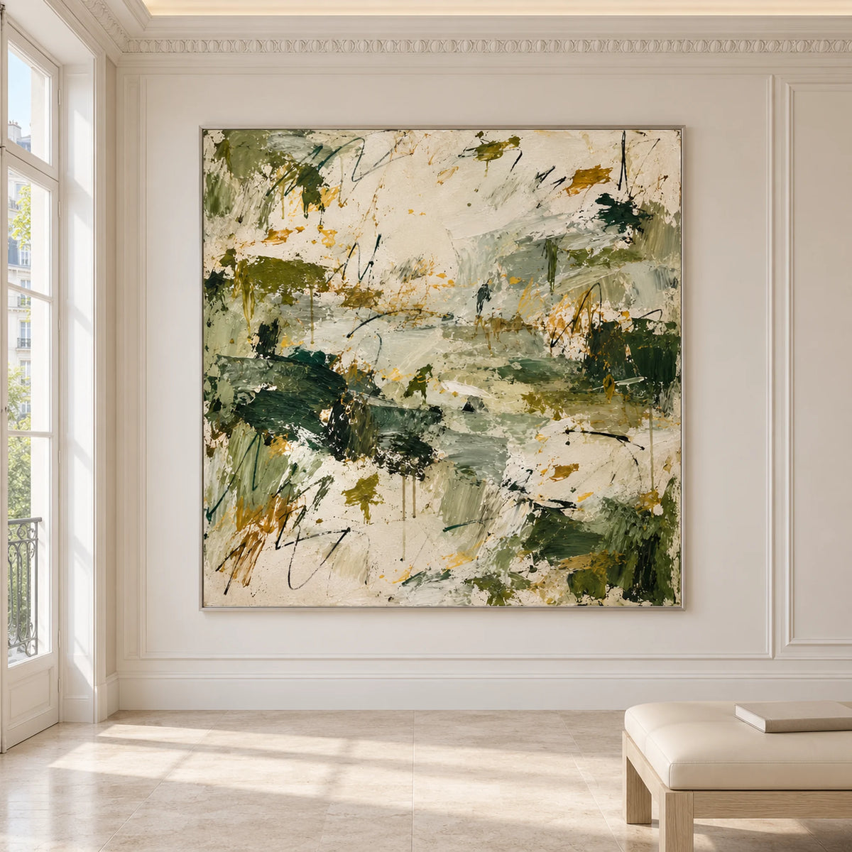 Abstract Art | Wild Green Weather