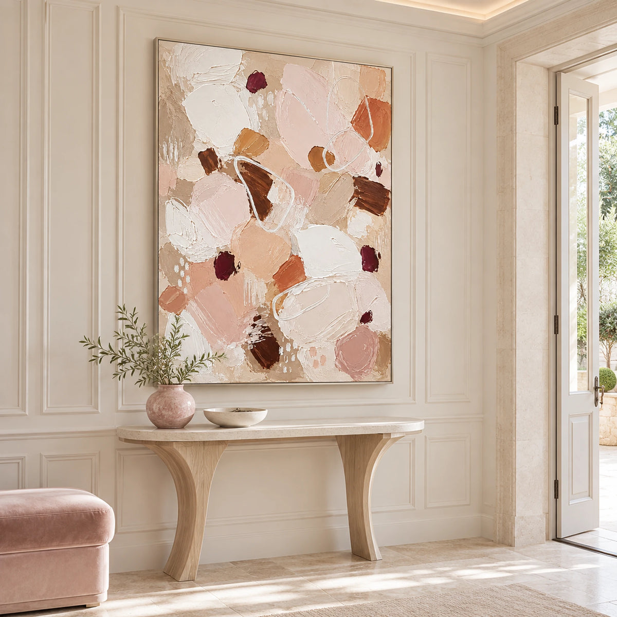 Abstract Art | Peach Loop