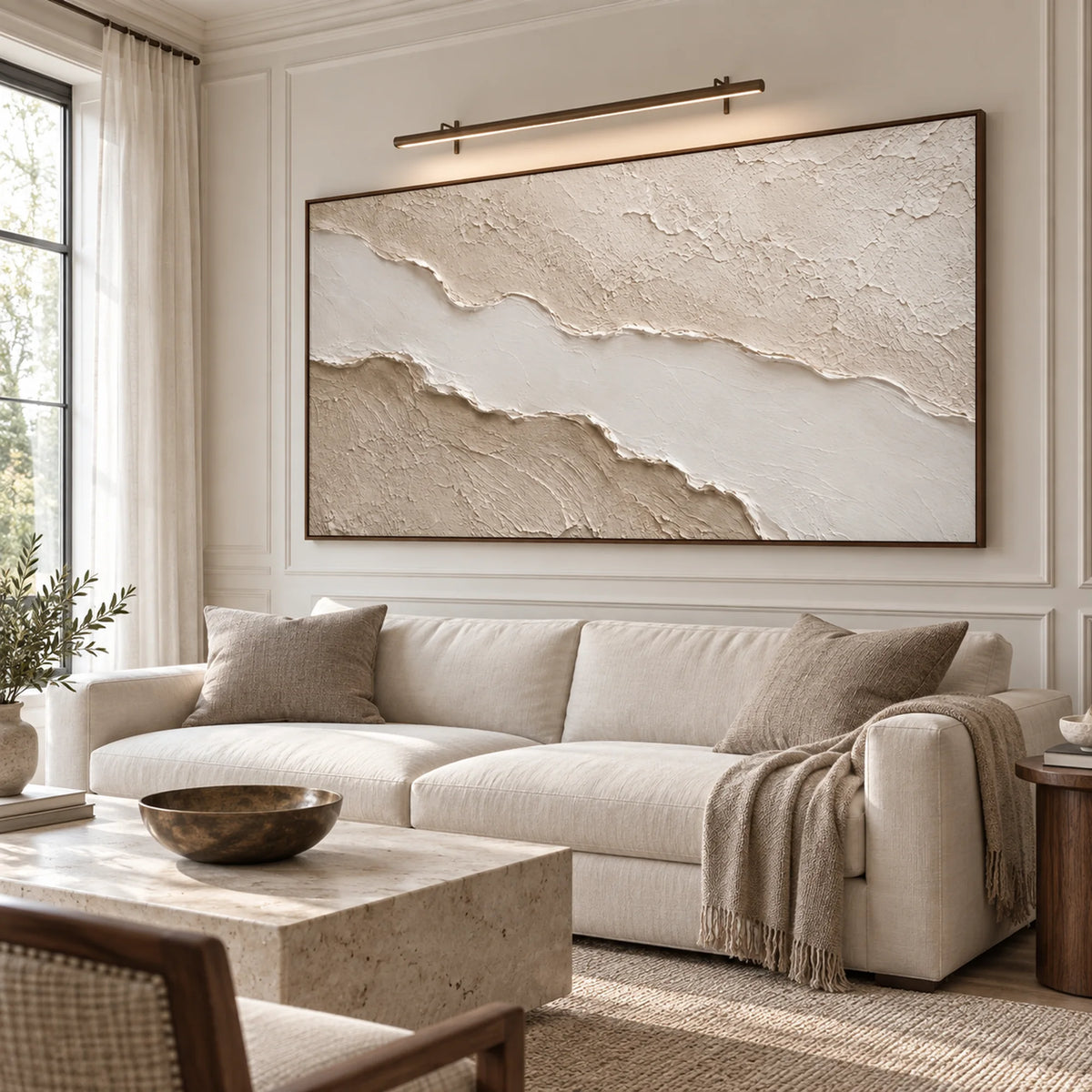 Sculptural wall Art | Ivory Passage