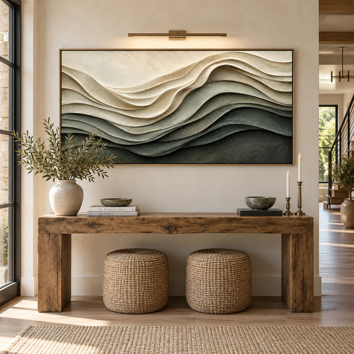 Sculptural wall Art | Layered Current