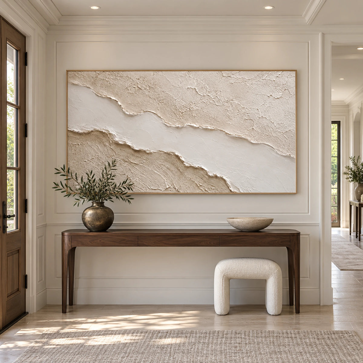 Sculptural wall Art | Ivory Passage