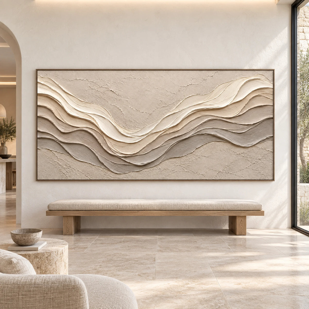 Sculptural wall Art | Soft Drift