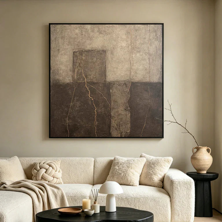 Wabi Sabi Abstract Art | Earth Geometry