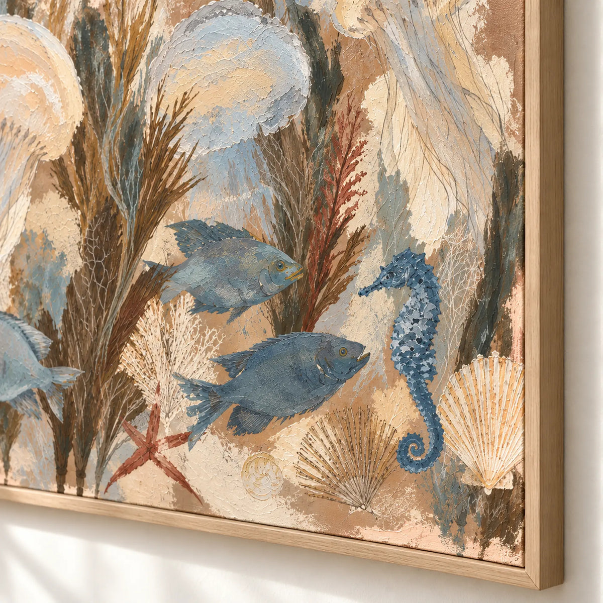 Abstract Art | Seahorse Serenade