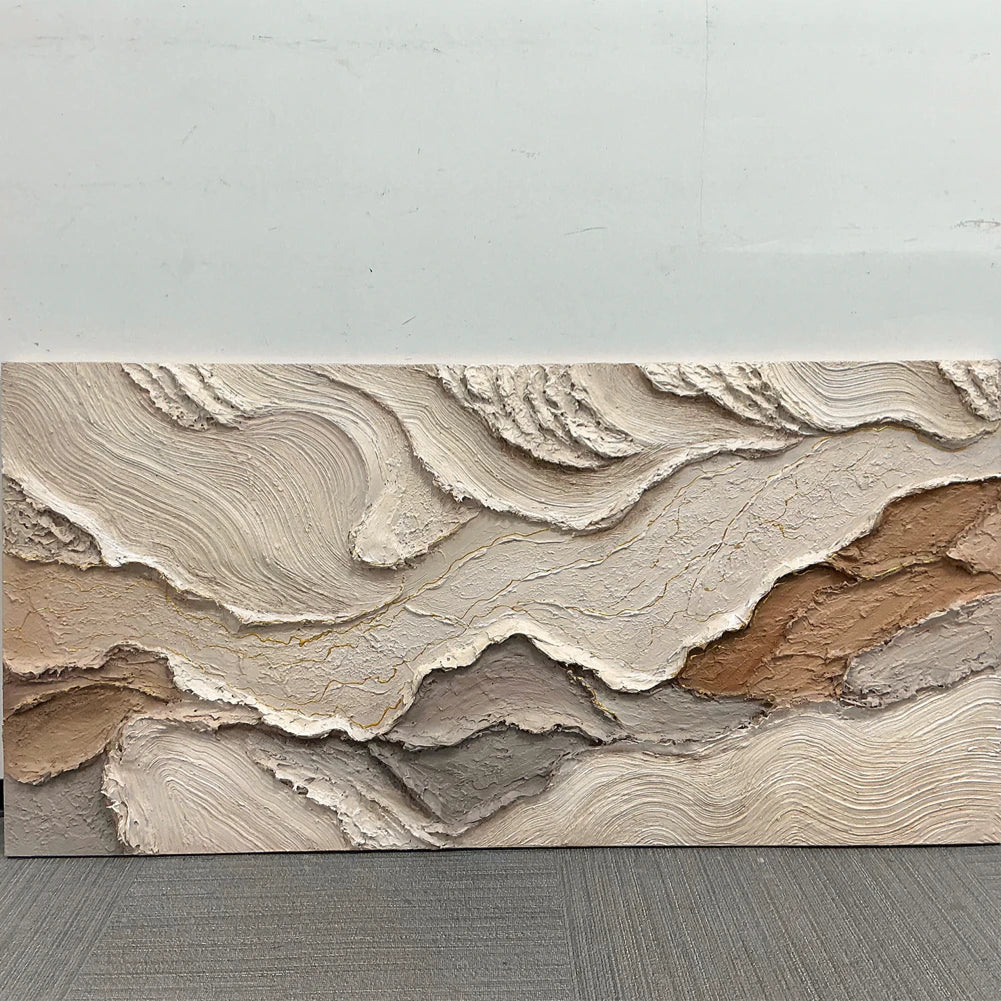 Sculptural wall Art | Tidal Earth Layers
