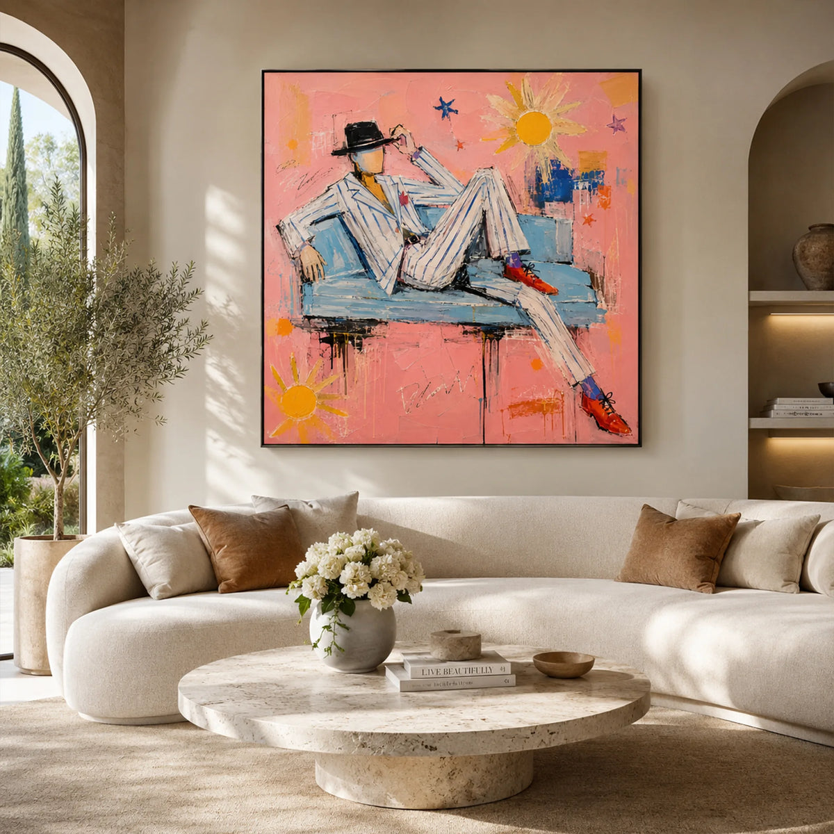 POP Art | Pink Hour Cowboy