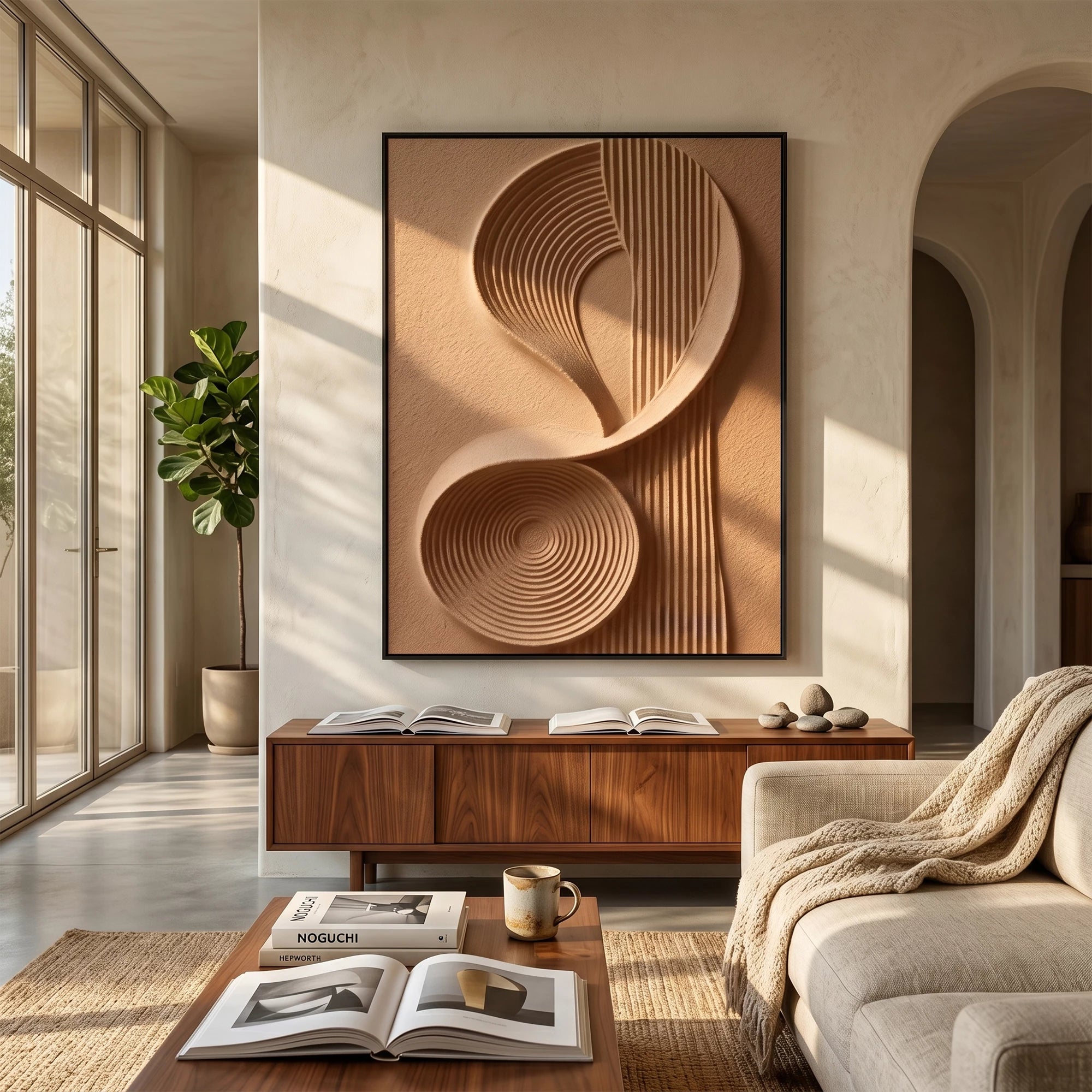 3D Textured Art | Clay Dreams in Circles