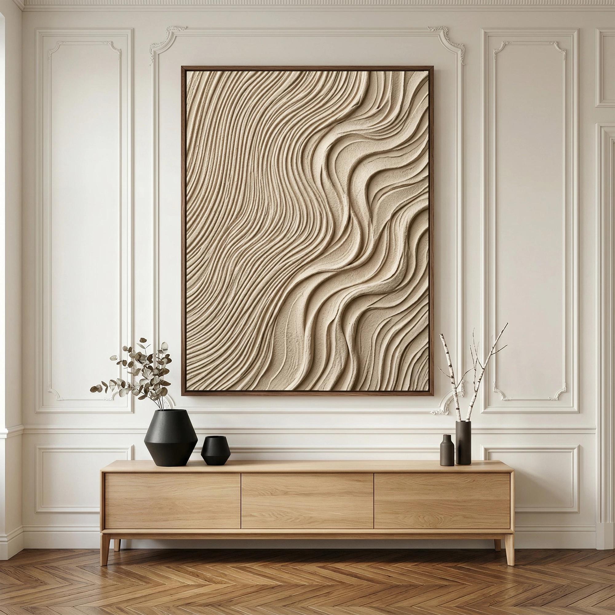 3D Textured Art | Sandflow Contour