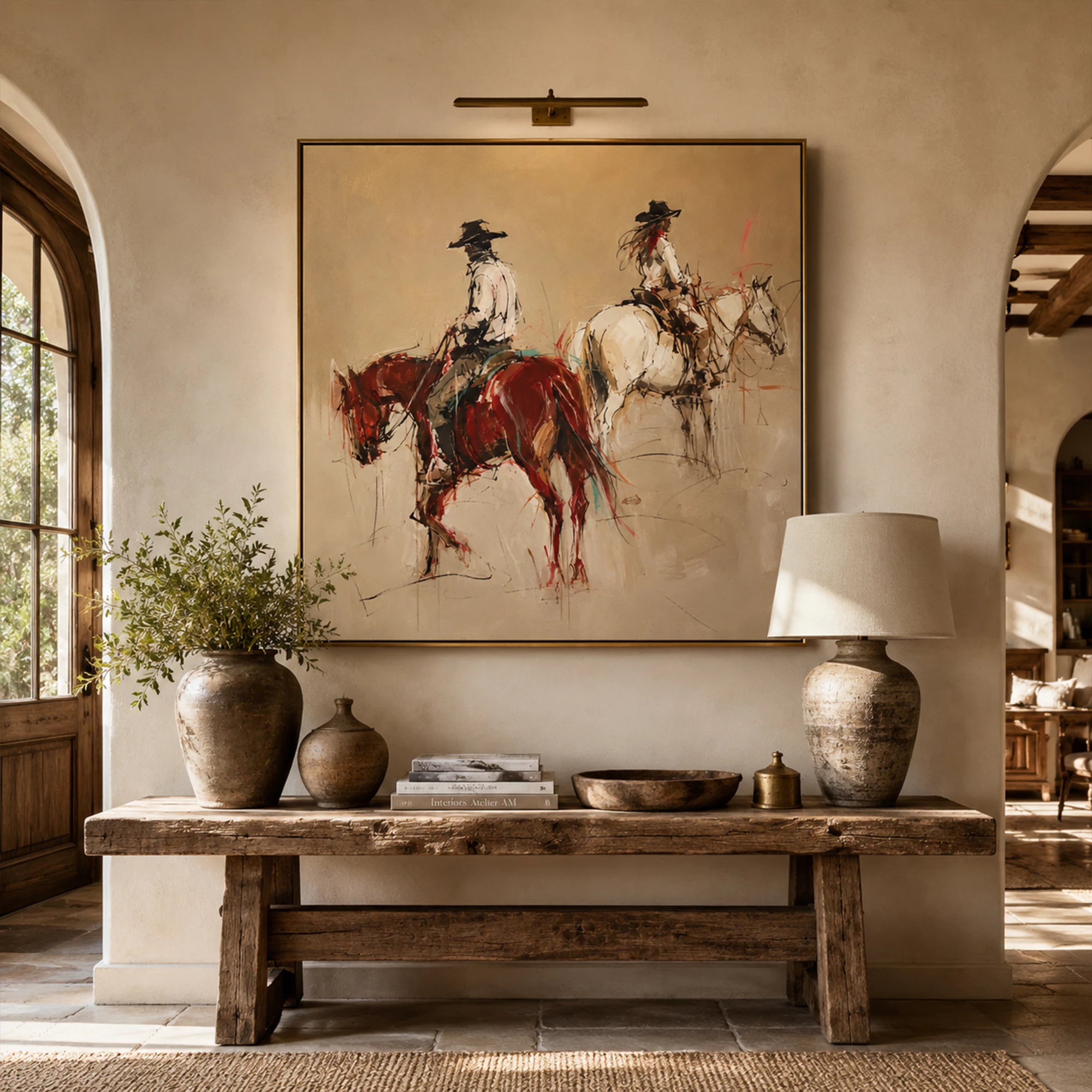 Western Art | Leaving at First Light