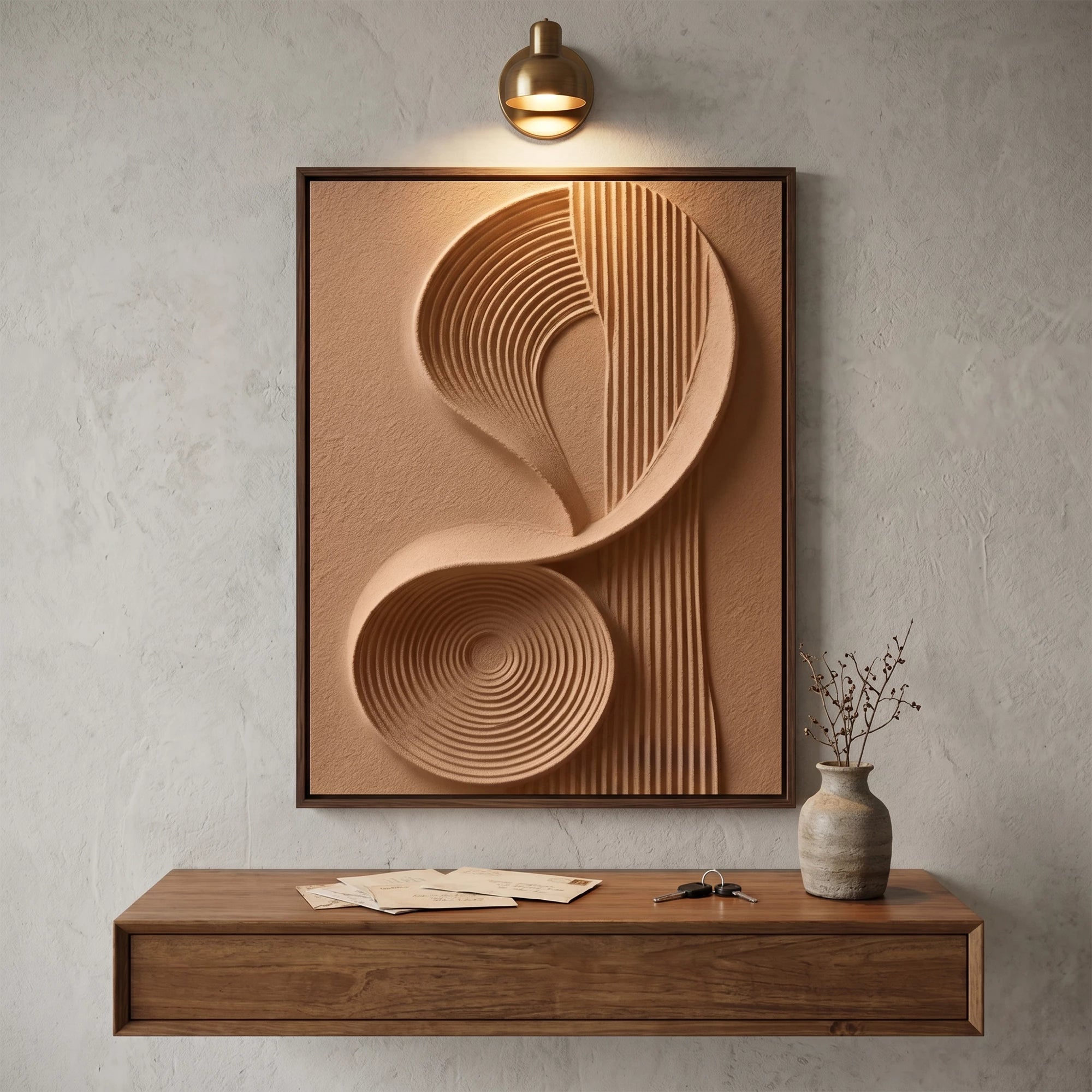 3D Textured Art | Clay Dreams in Circles