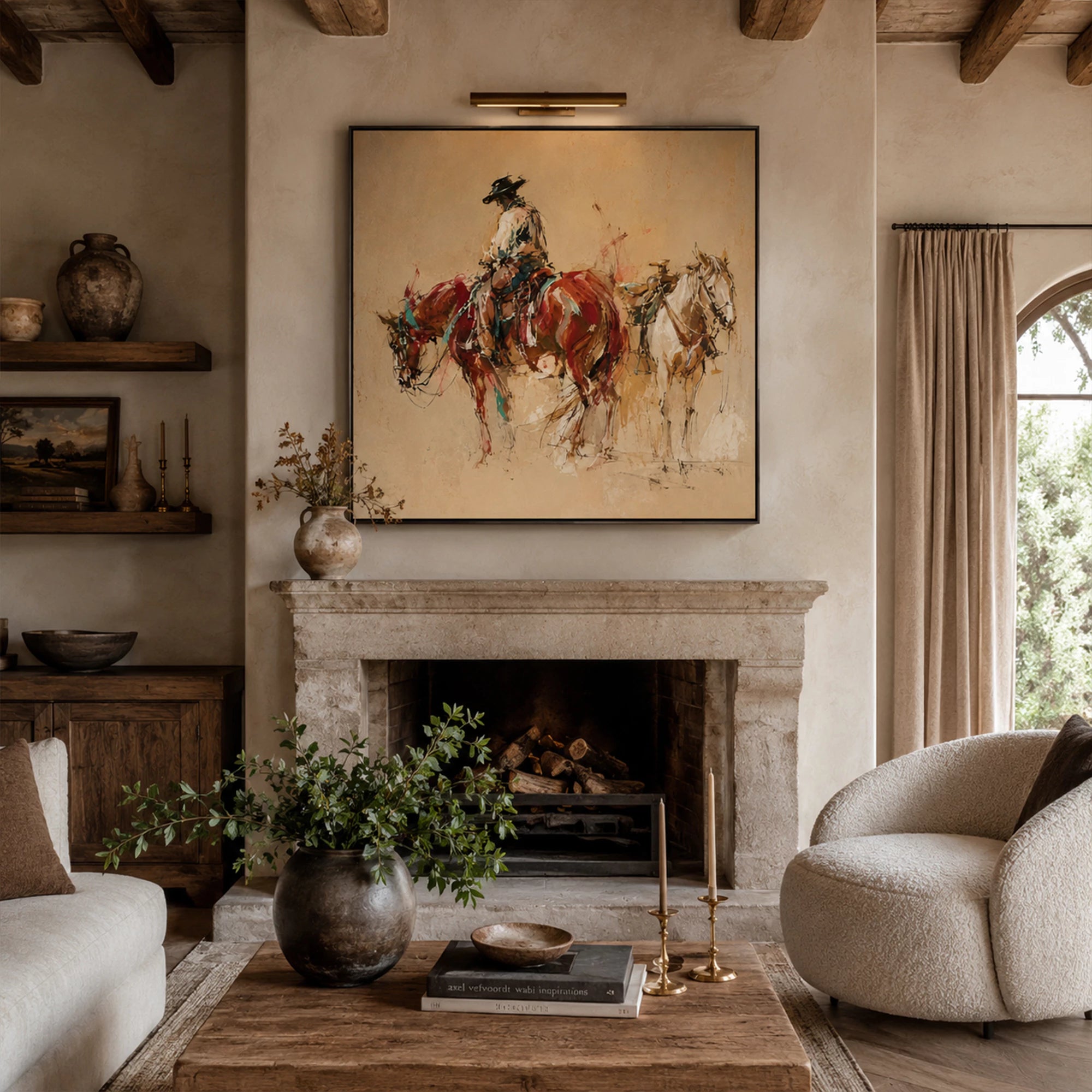 Western Art | Leaving at First Light