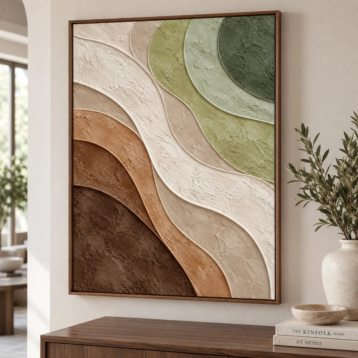 3D Textured Art | Earth Turns Green