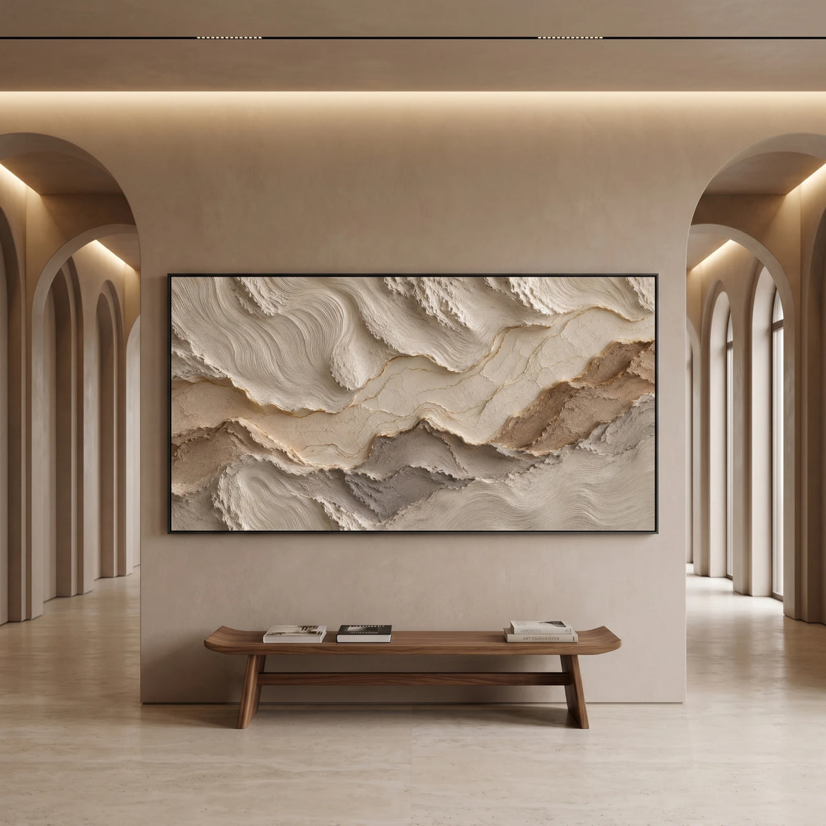 Sculptural wall Art | Tidal Earth Layers