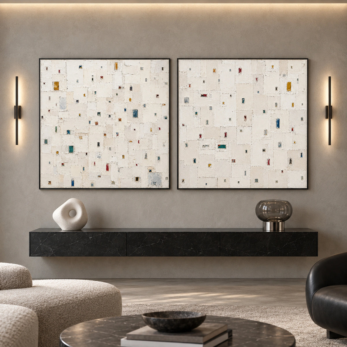 Diptych Art | Windows of Light