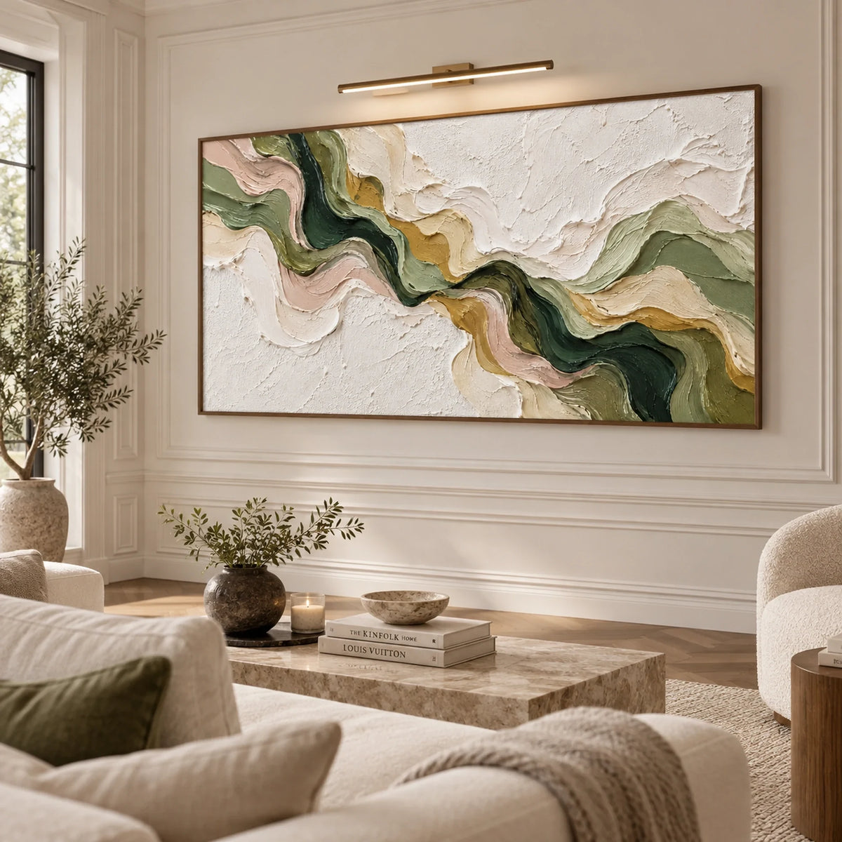3D Textured Art | Garden Stream