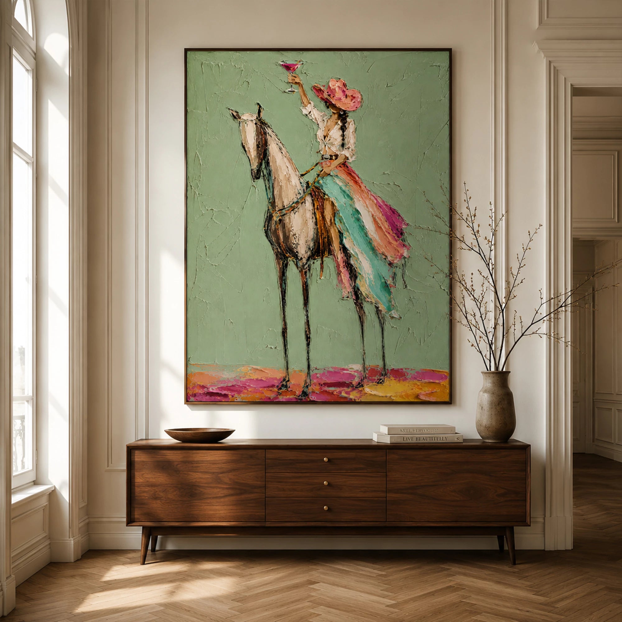 Western Art | She Carried the Sunset