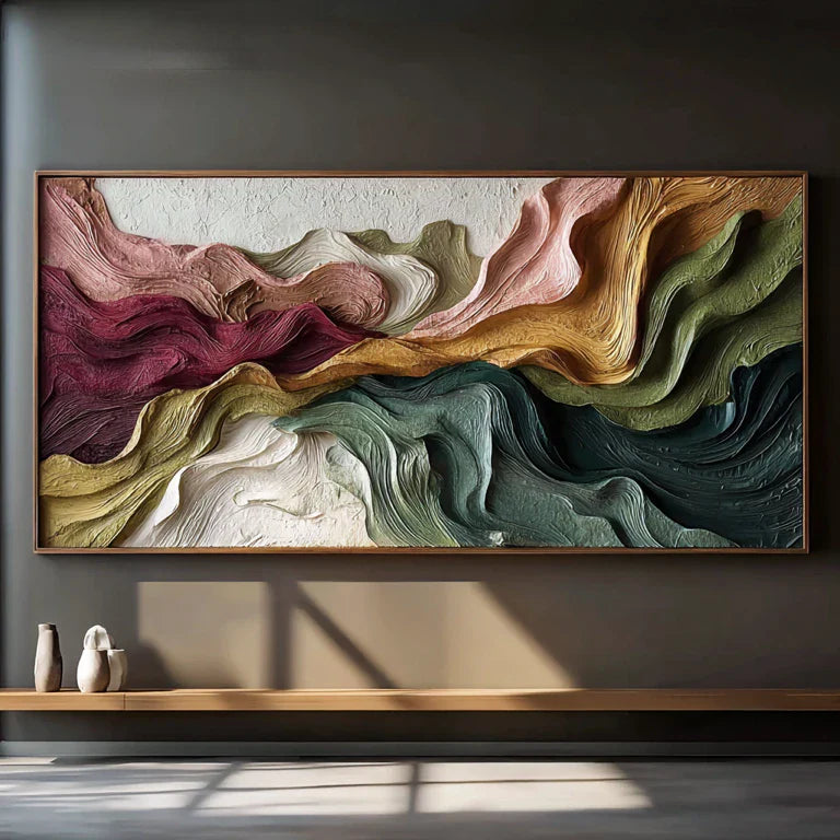 3D Textured Abstract Art | Jewel Vortex