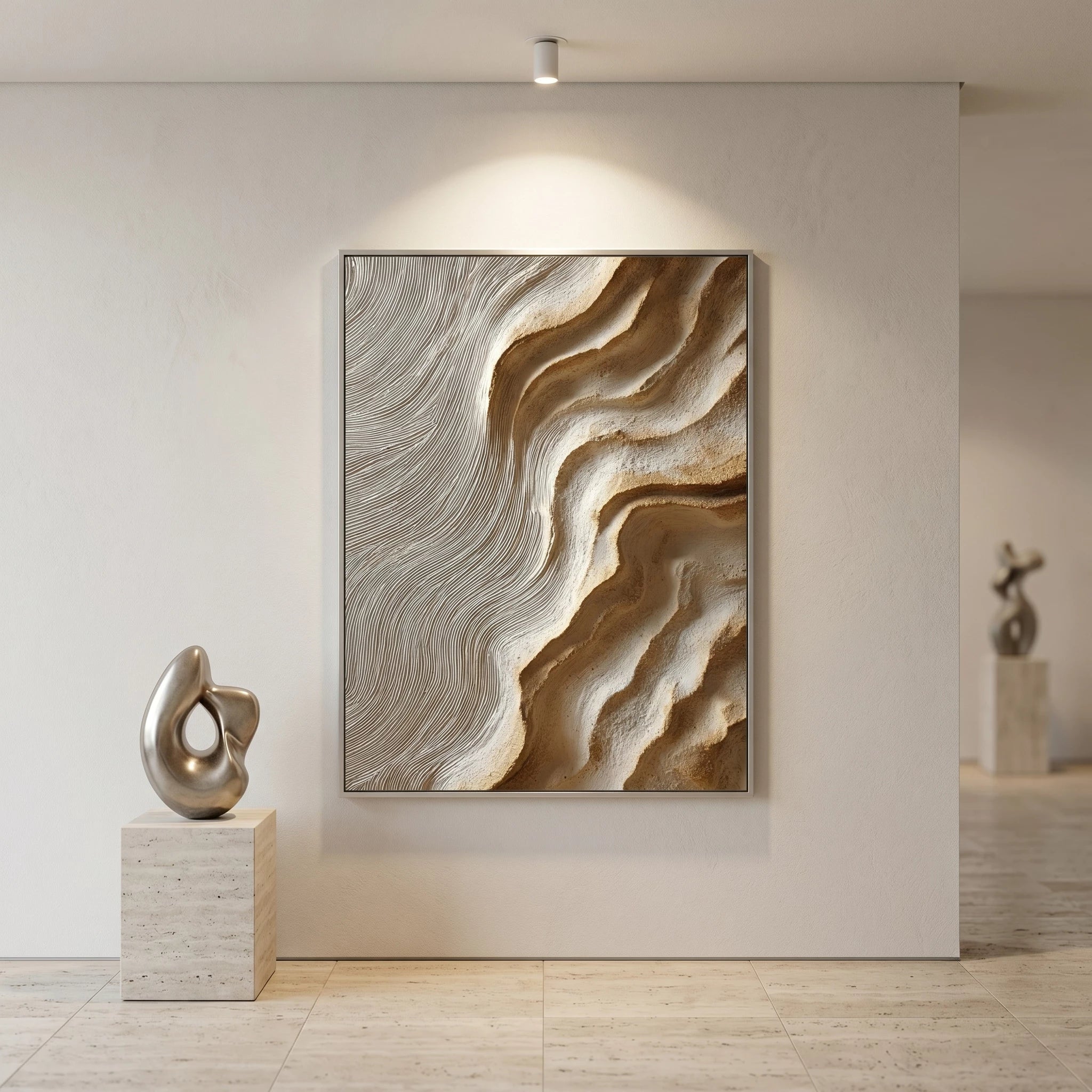 3D Textured Art | Earthen Current