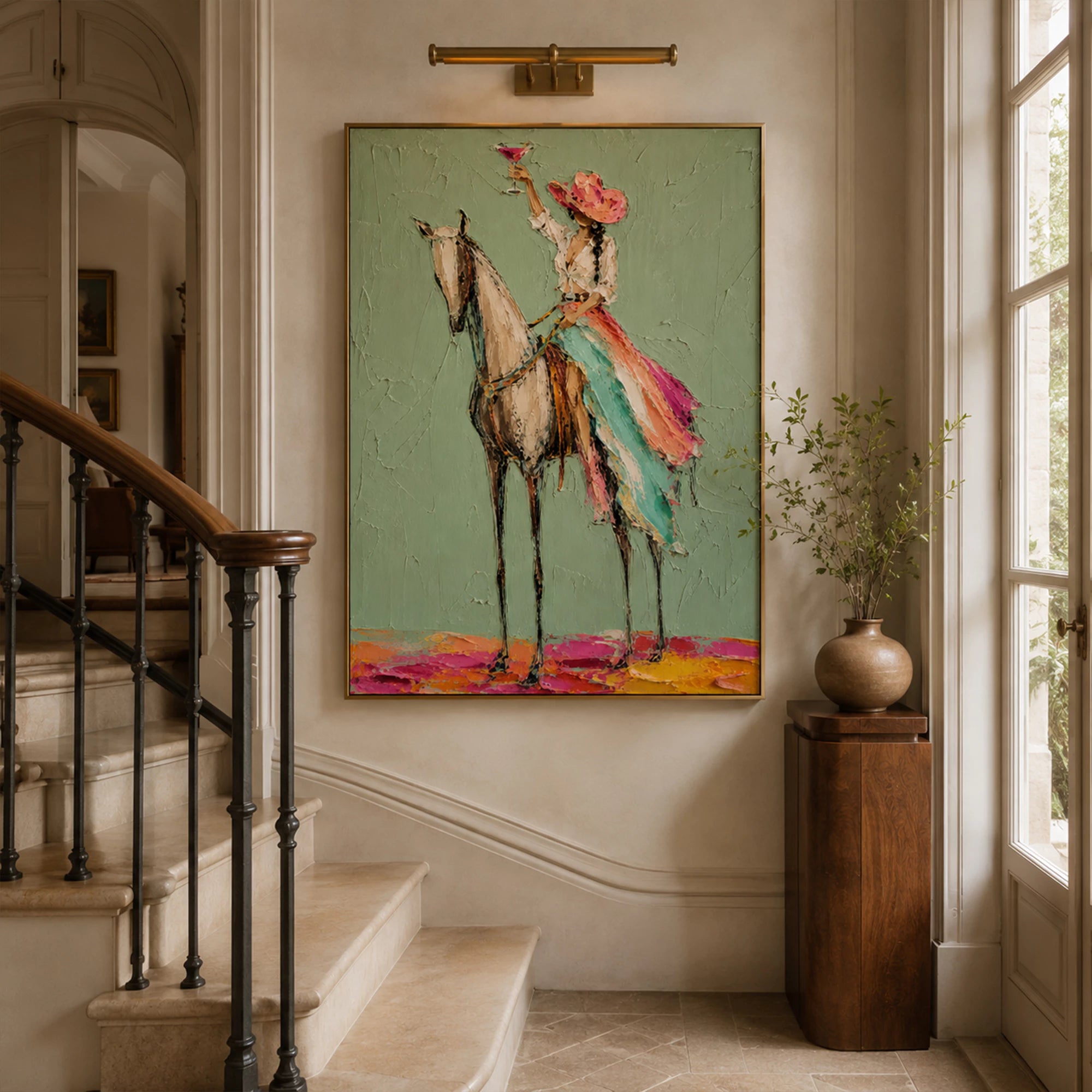 Western Art | She Carried the Sunset
