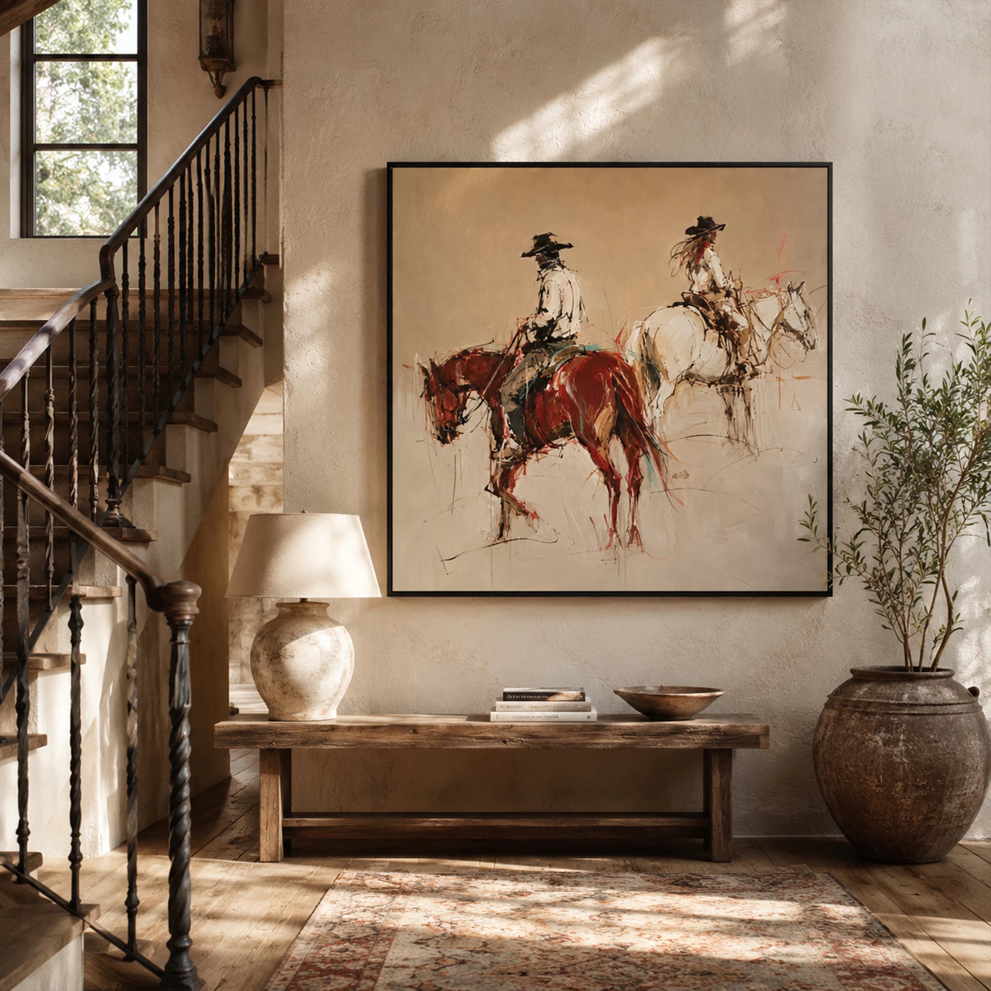 Western Art | Leaving at First Light
