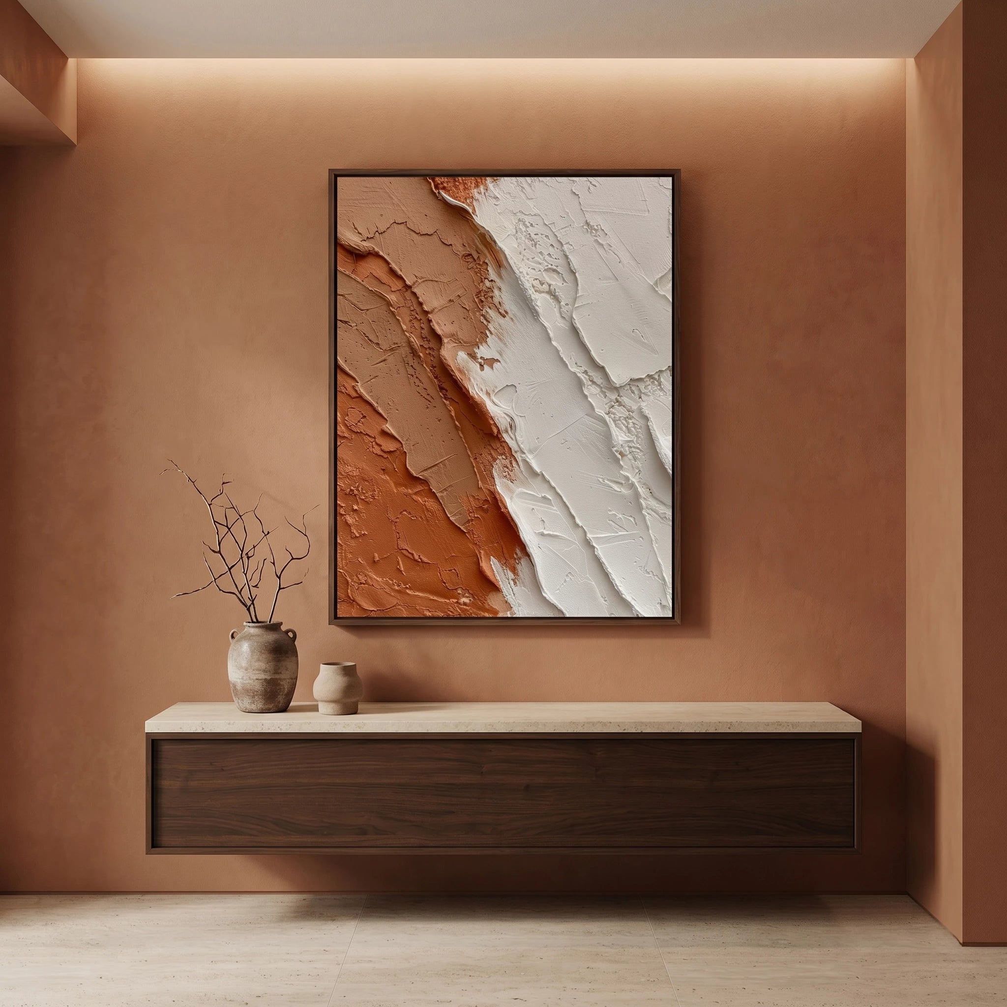 3D Textured Art | A Horizon Made of Clay