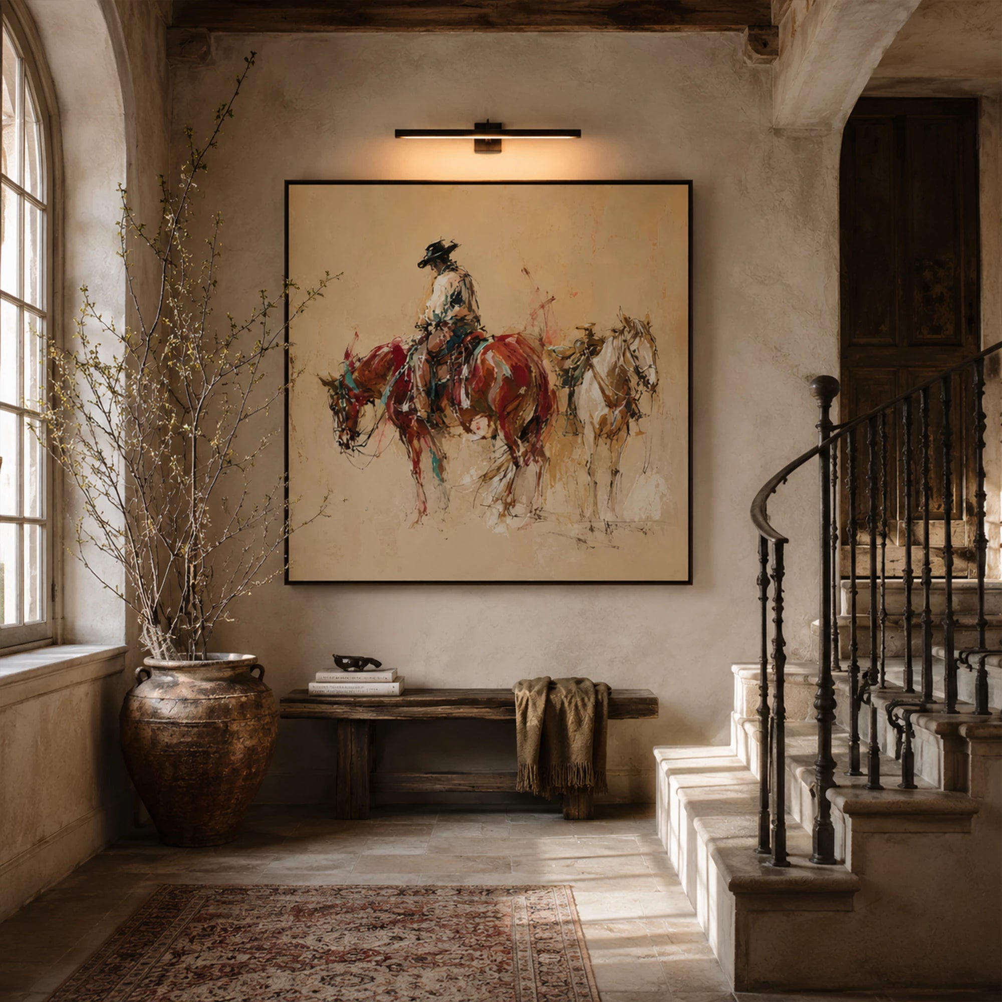 Western Art | Leaving at First Light