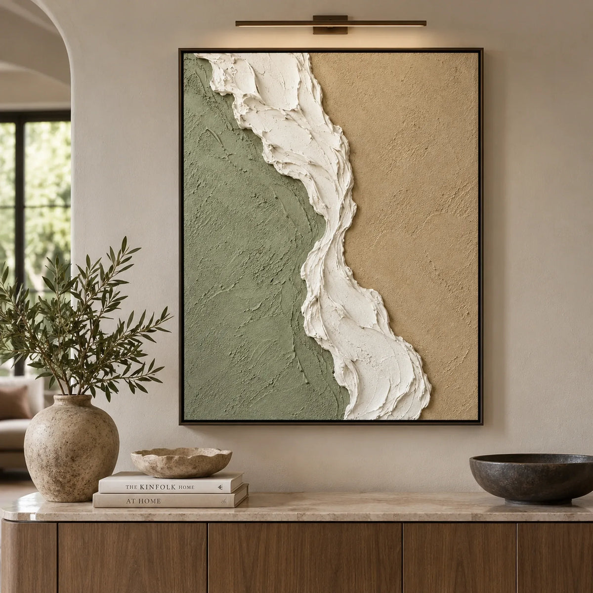 3D Textured Art | Between Two Shores