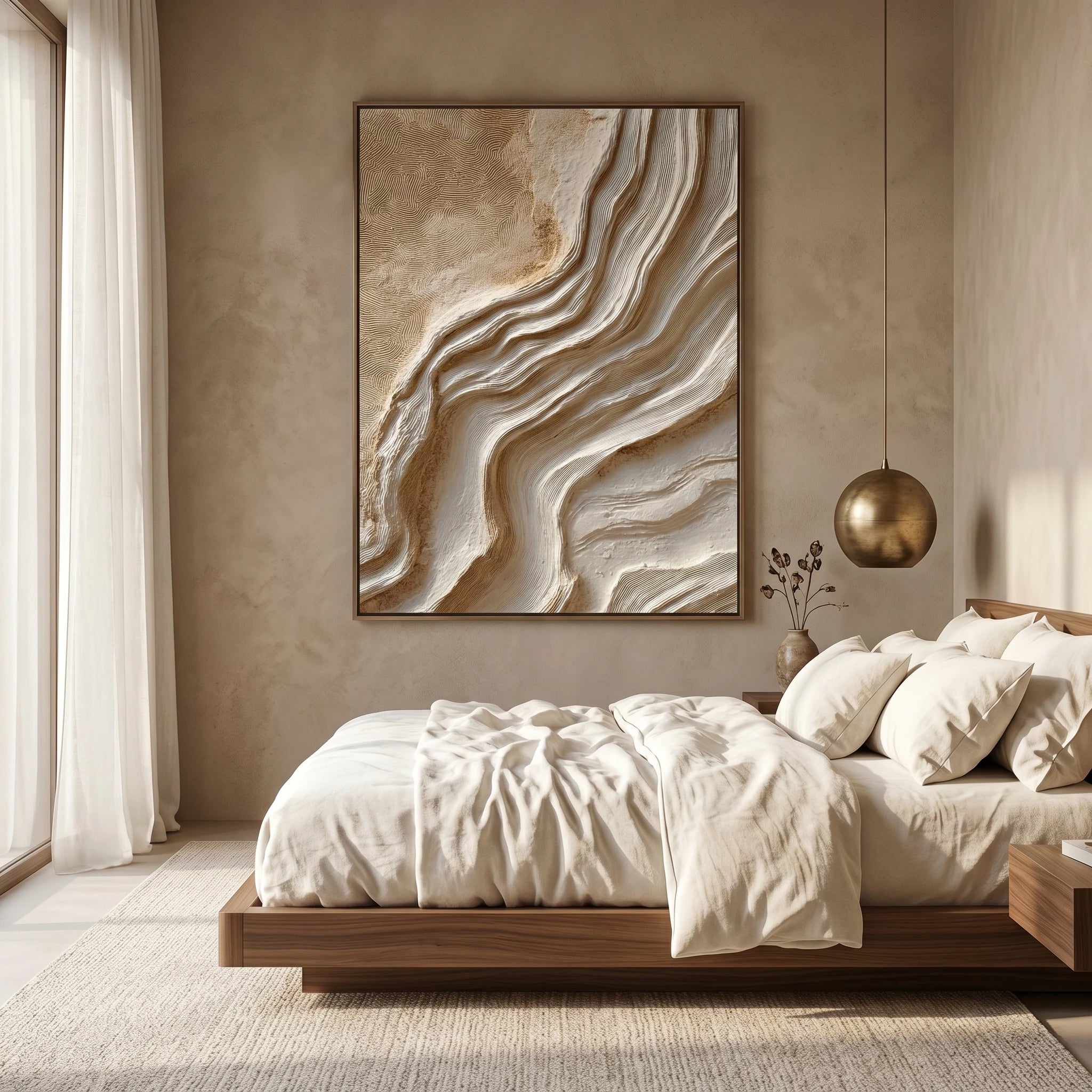 3D Textured Art | Flowing Strata