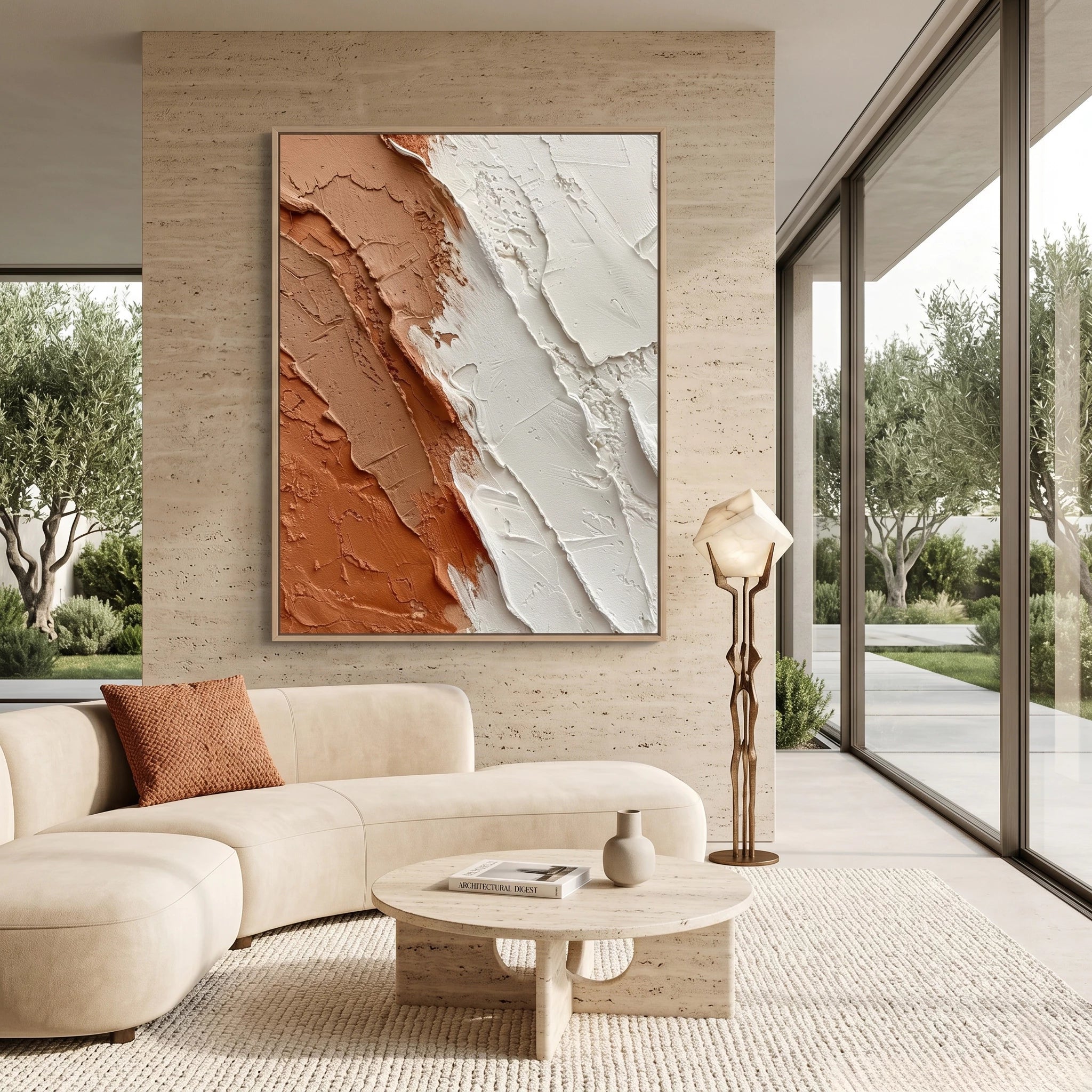 3D Textured Art | A Horizon Made of Clay