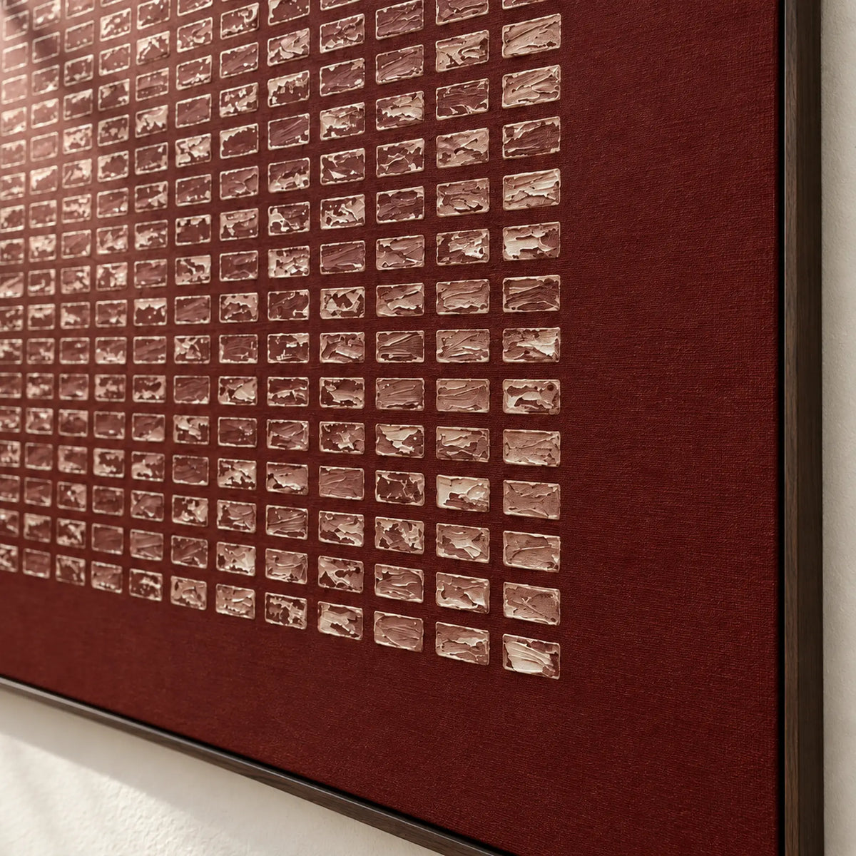 Wabi Sabi Wall Art | Burgundy Rhythm