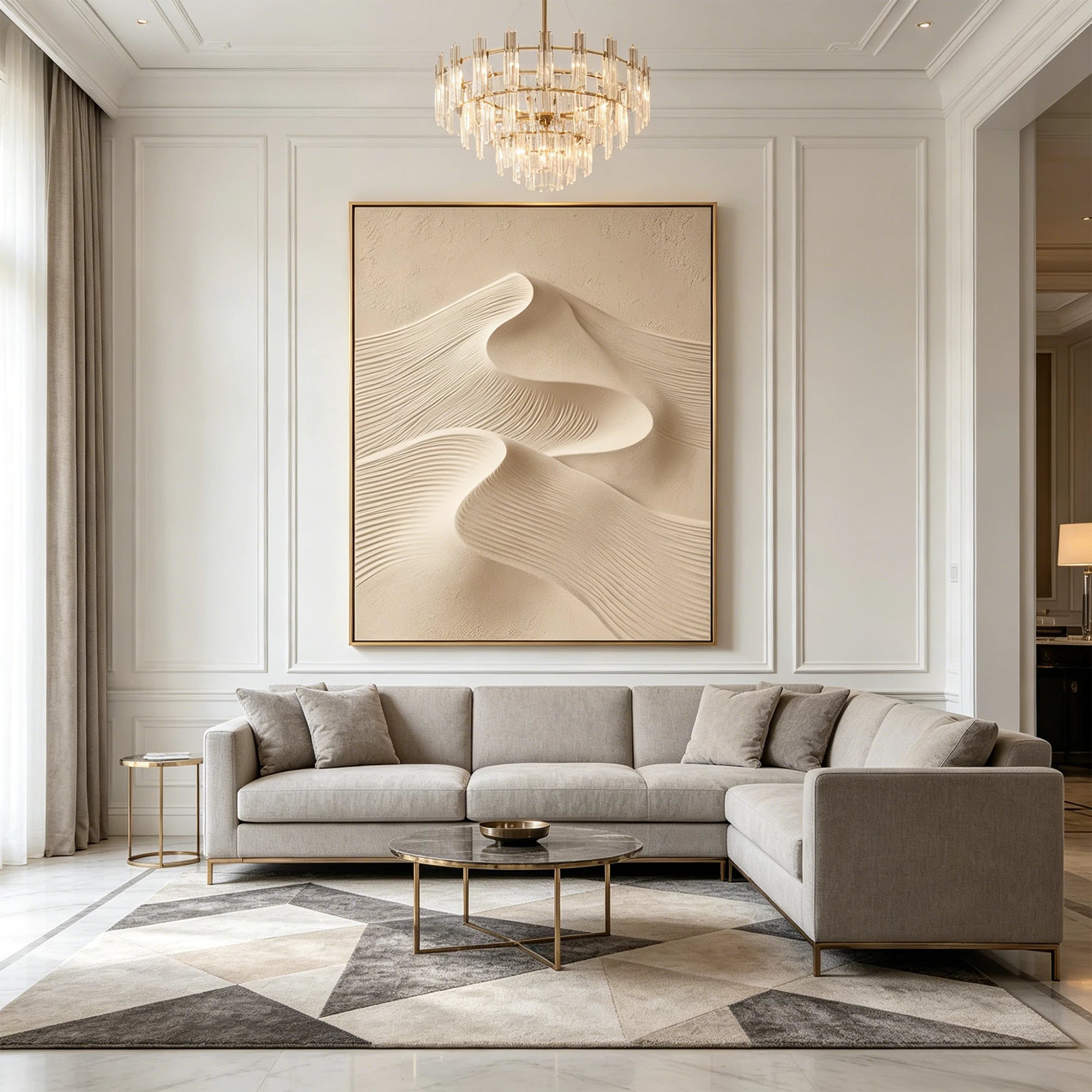 3D Textured Art | A Breath Across Sand