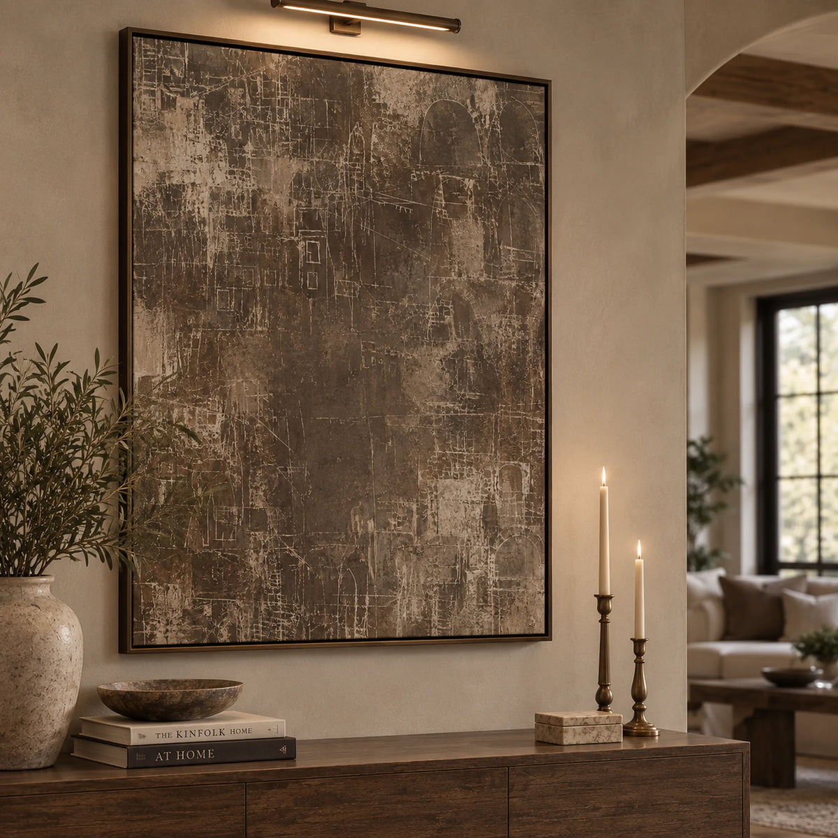 Wabi Sabi Wall Art | Lost City Map