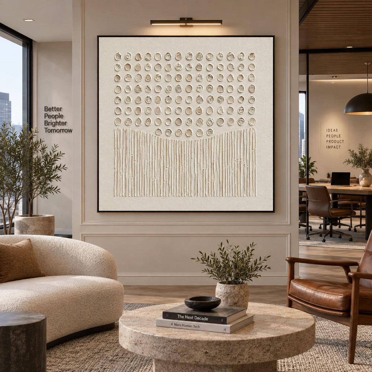 Wabi Sabi Wall Art | Ivory Garden