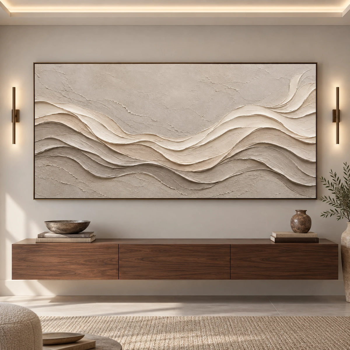 Sculptural wall Art | Silent Desert Rhythm