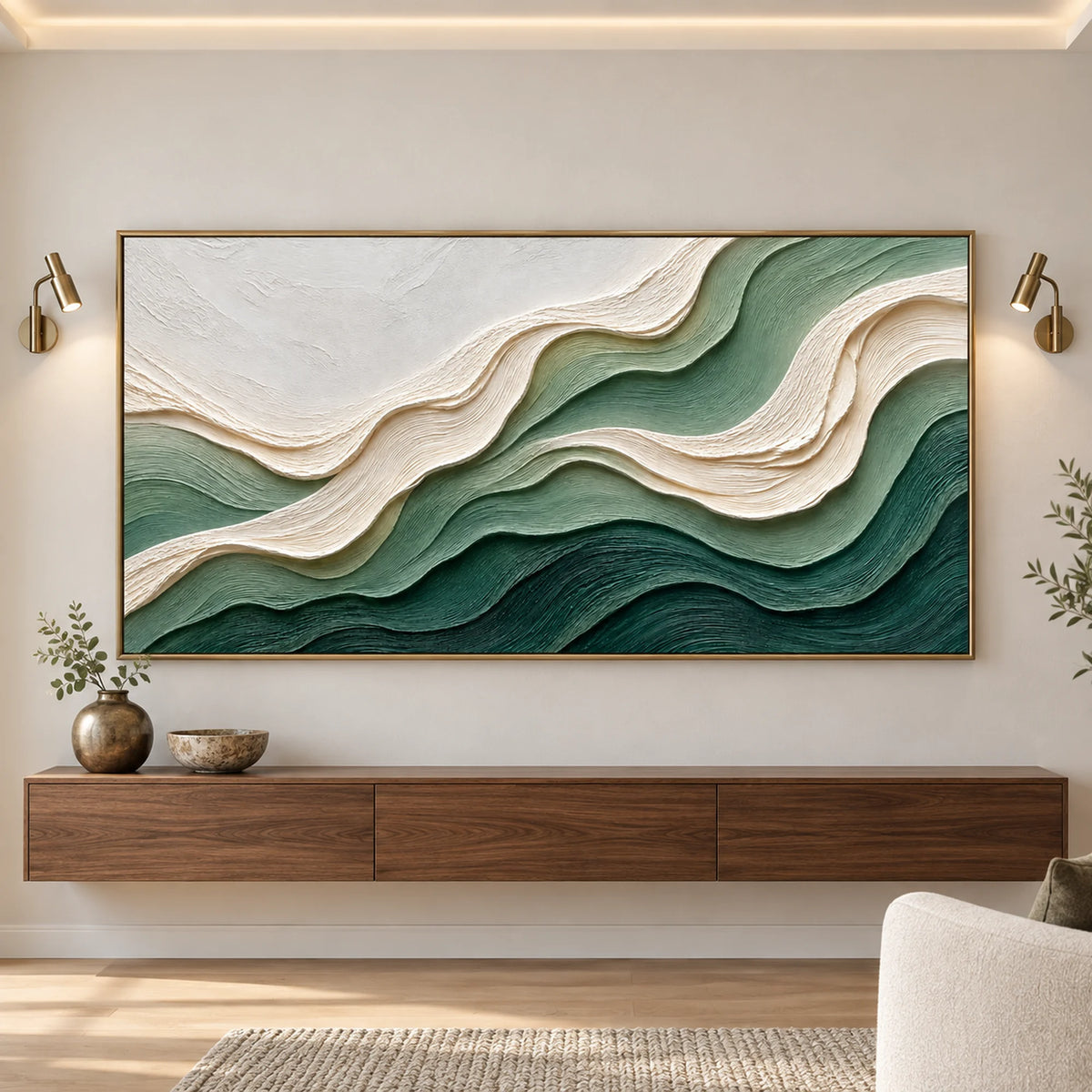 Sculptural wall Art | Velvet Current