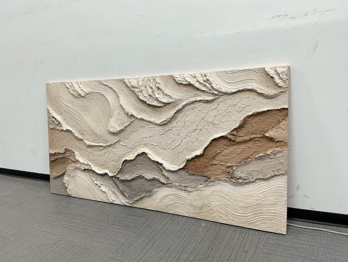 Sculptural wall Art | Tidal Earth Layers