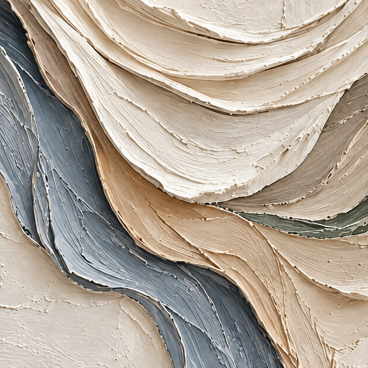 Sculptural wall Art |Soft Crossing