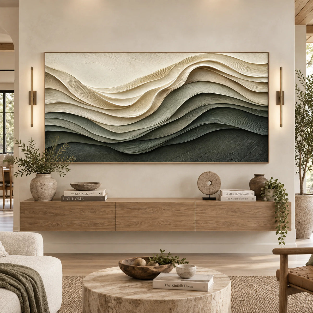 Sculptural wall Art | Layered Current