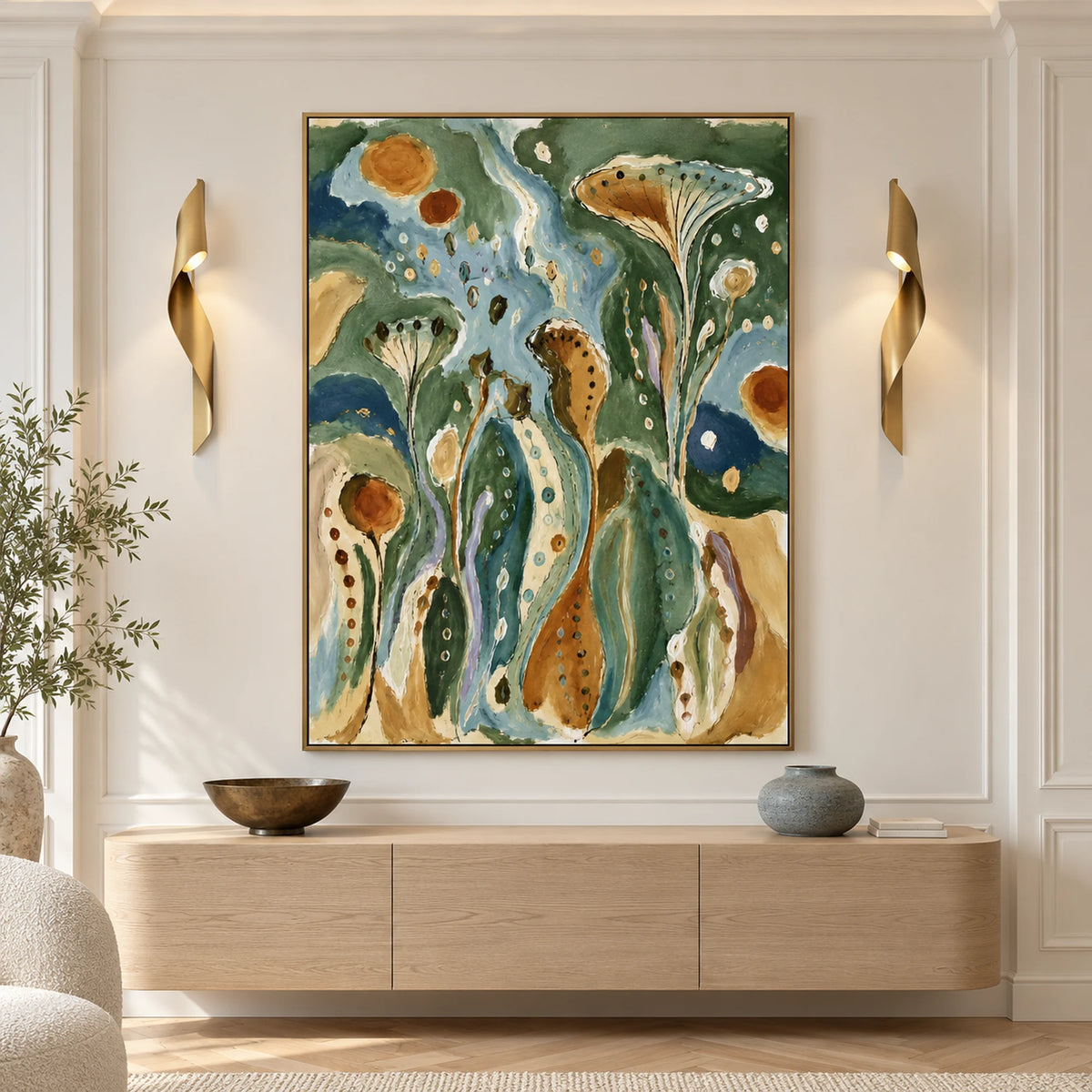 Abstract Art | Sunseed Waltz