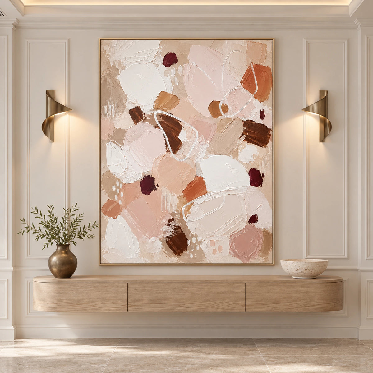 Abstract Art | Peach Loop