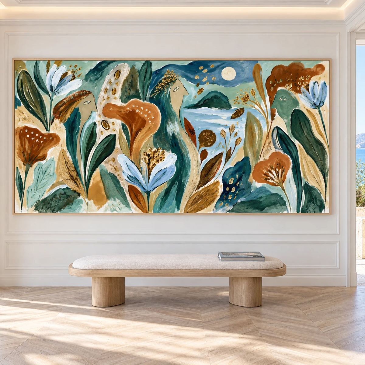 Abstract Art | Moonlit Sisters