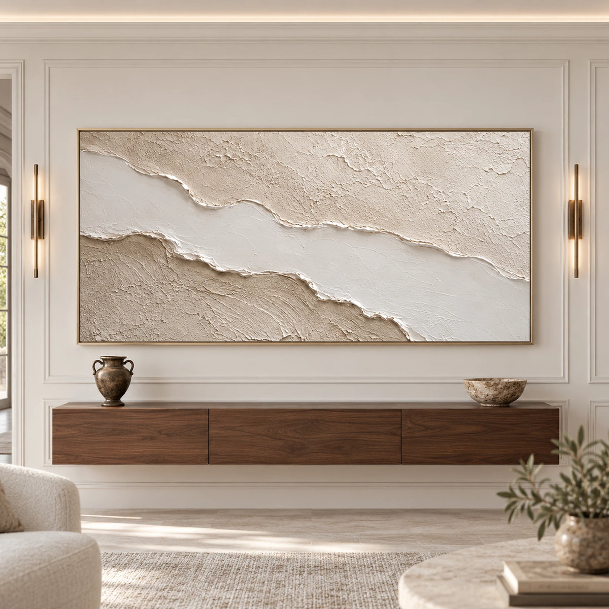 Sculptural wall Art | Ivory Passage
