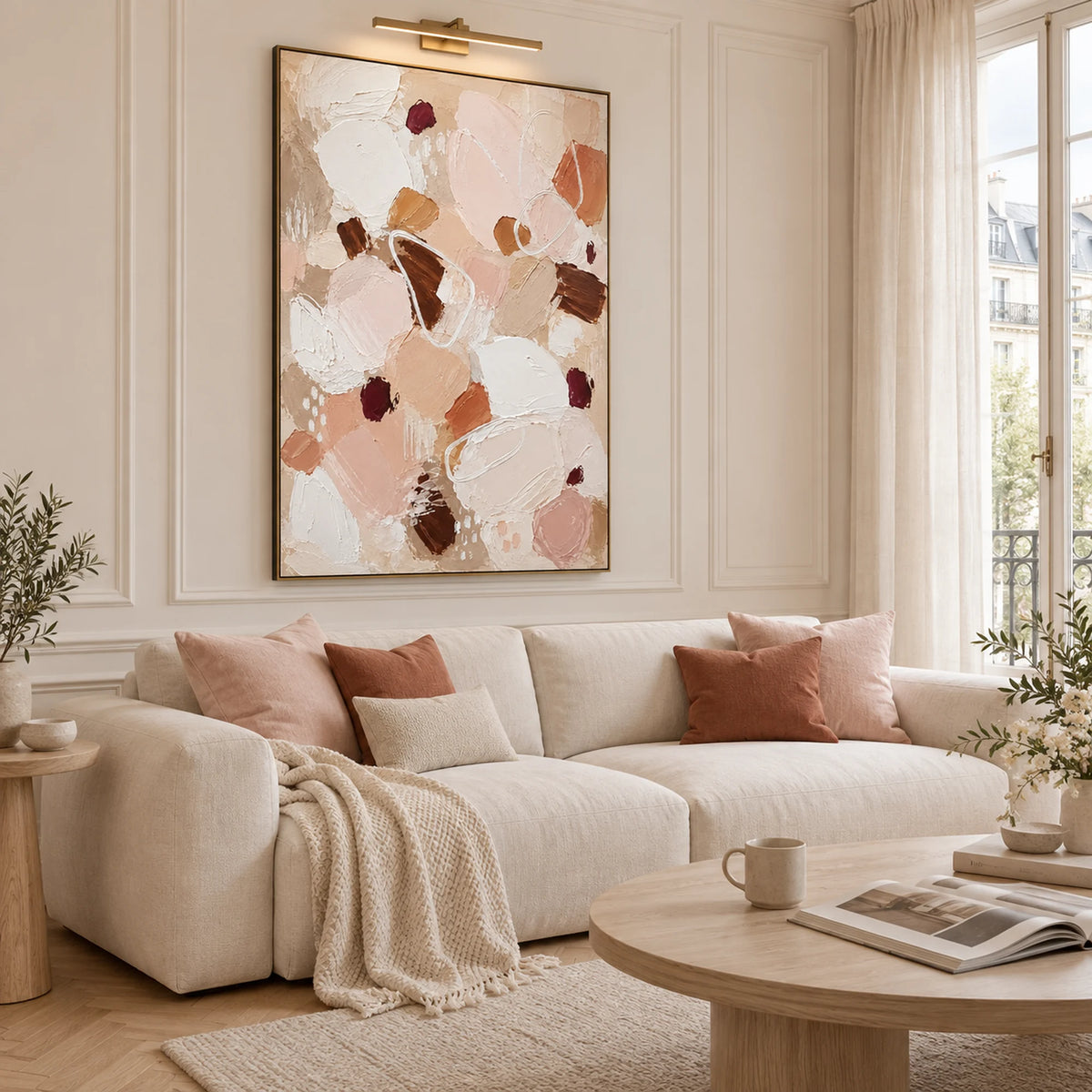 Abstract Art | Peach Loop