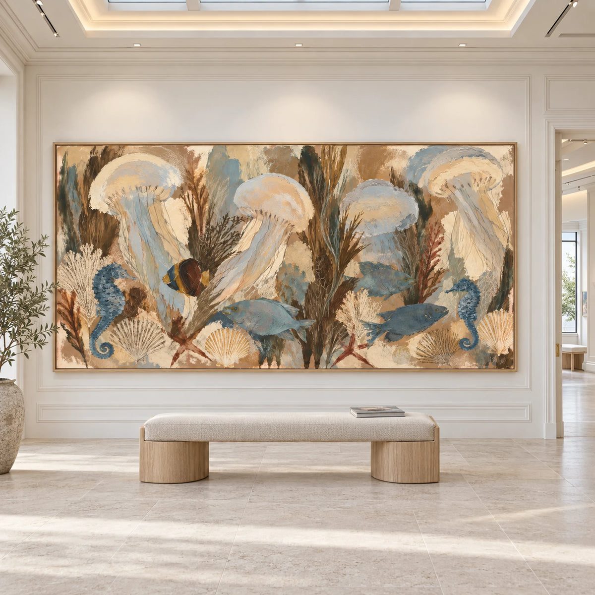 Abstract Art | Seahorse Serenade