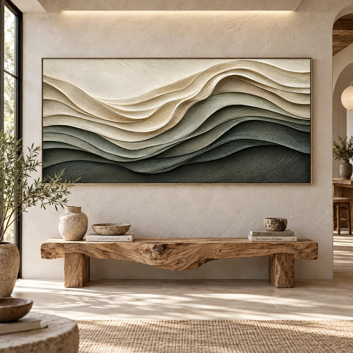 Sculptural wall Art | Layered Current
