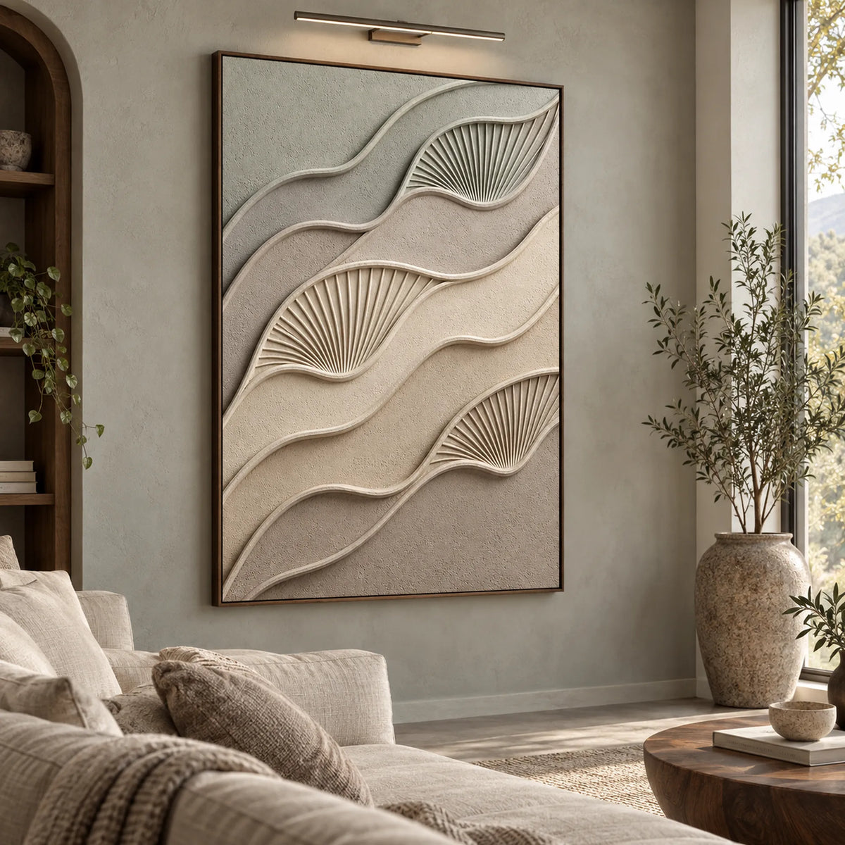 Sculptural wall Art | Flowing Forms
