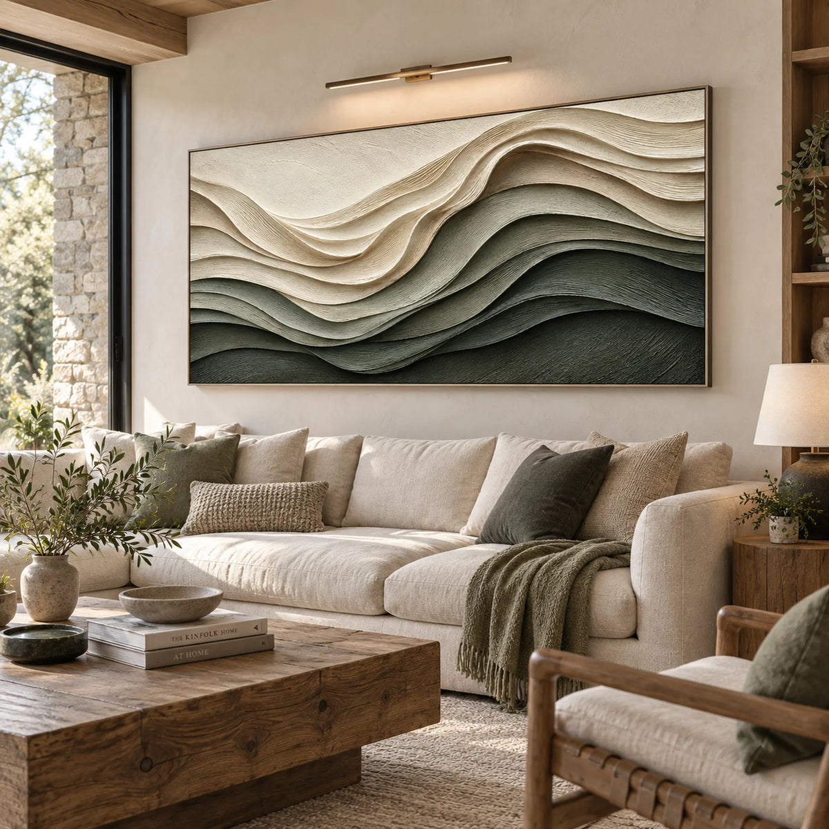 Sculptural wall Art | Layered Current