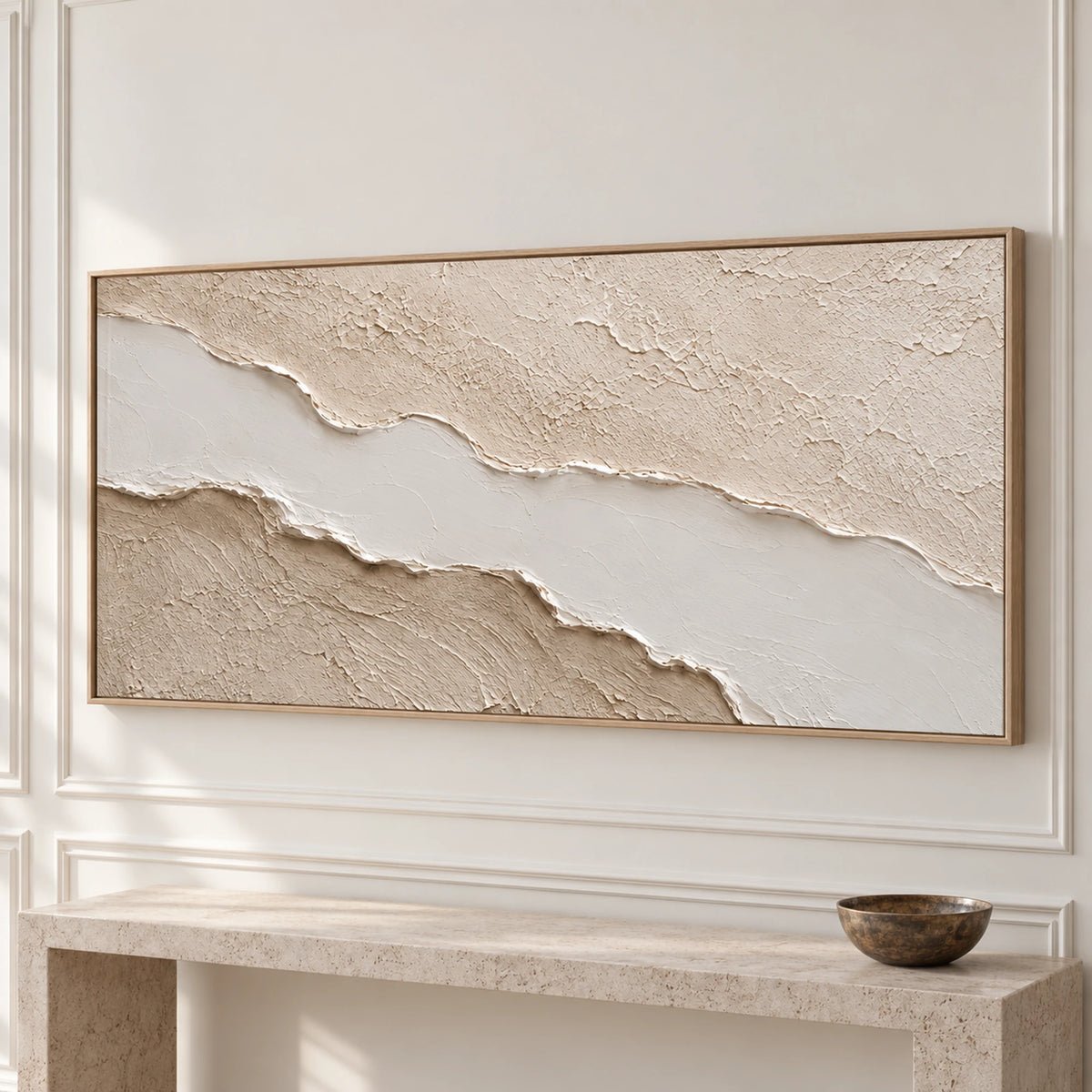 Sculptural wall Art | Ivory Passage