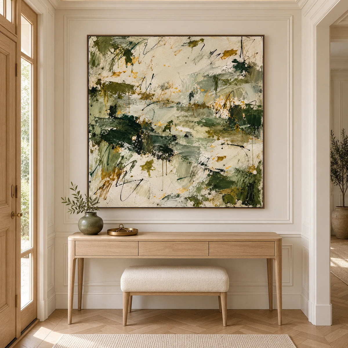 Abstract Art | Wild Green Weather